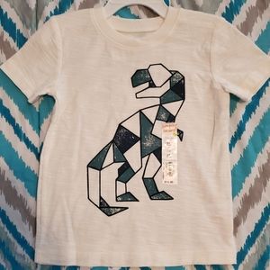 ❤ Jumping Beans white and blue dinosaur 2T